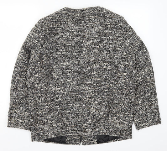 FOREVER 21 Womens Grey Jacket Size M