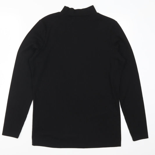 Primark Womens Black Basic T-Shirt Size 14