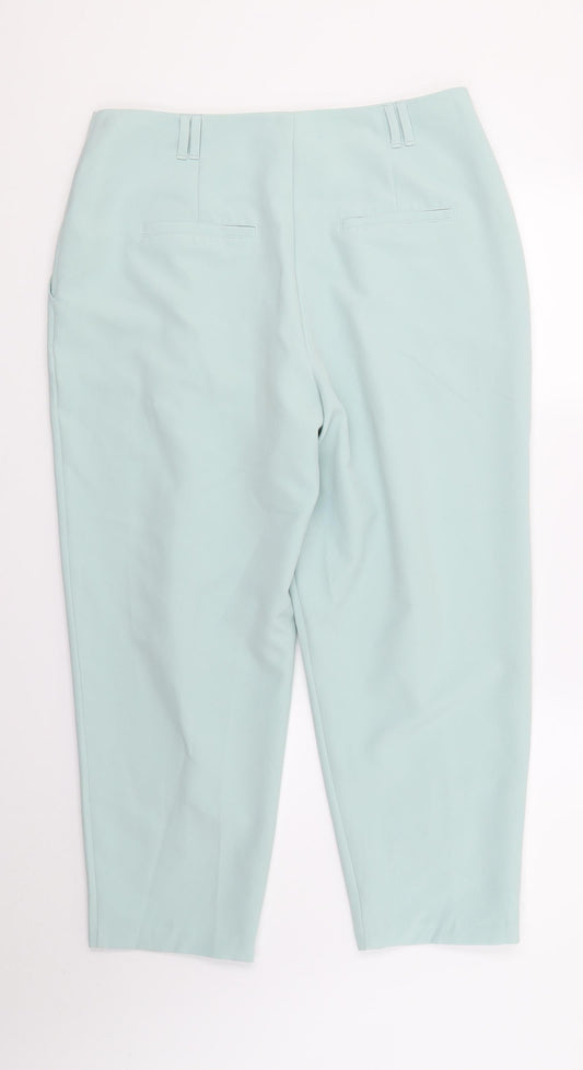 New Look Womens Blue Trousers Size 14 L26 in