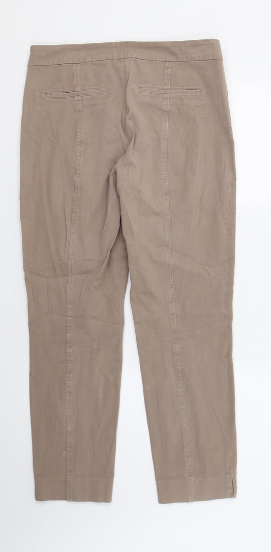 N x D Womens Brown Denim Straight Jeans Size 6 L26 in