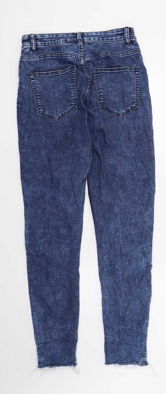 H&M Womens Blue Denim Skinny Jeans Size 10 L27 in