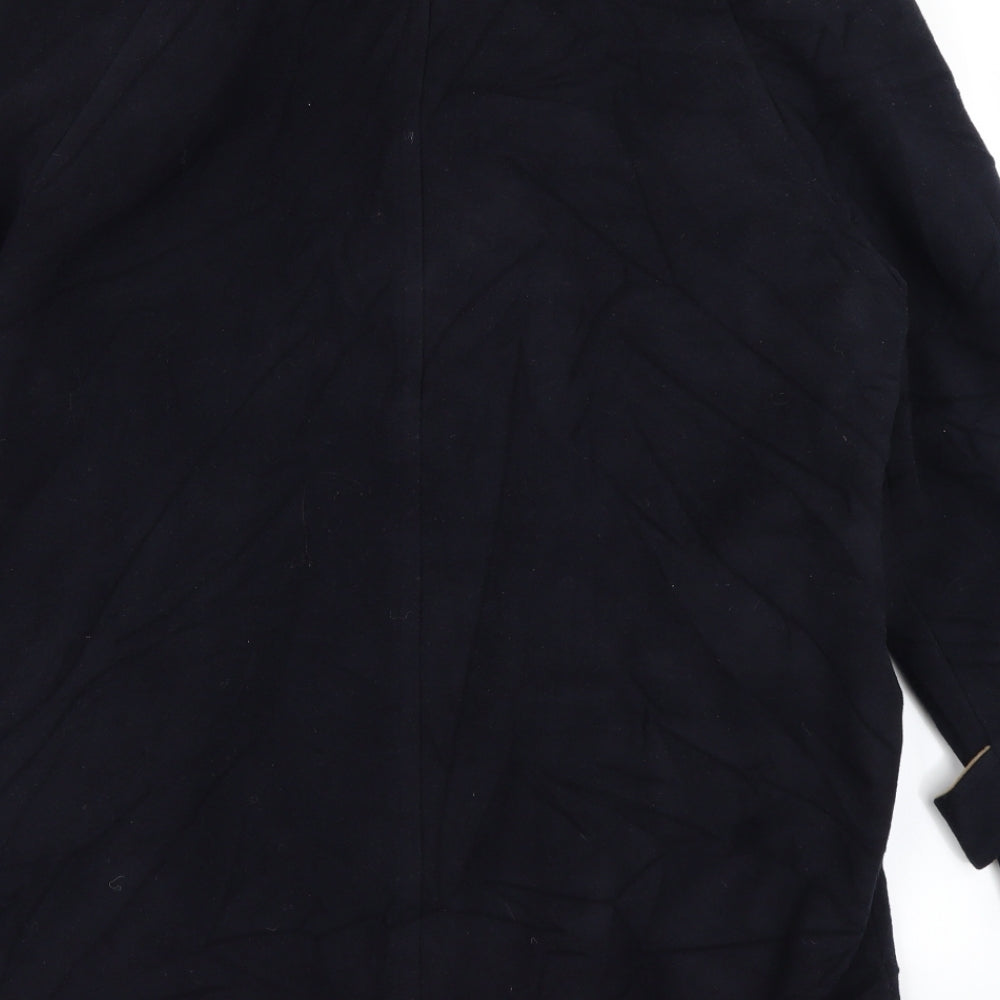 BHS Womens Blue Overcoat Coat Size 16