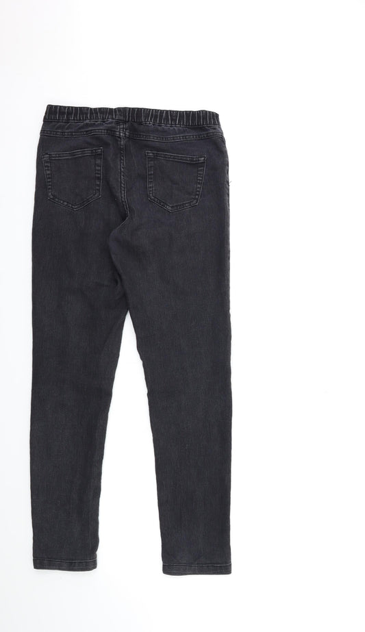 miss evie Girls Black Denim Jegging Jeans Size 12 Years
