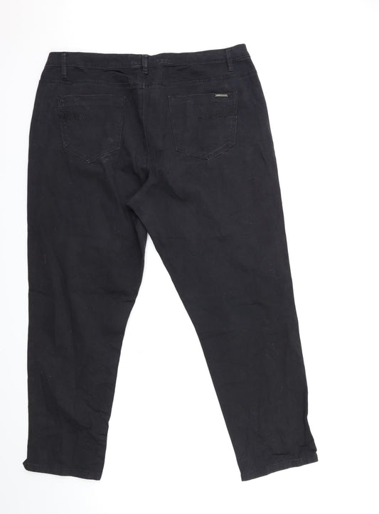 Yessica Womens Black Denim Skinny Jeans Size 36 in L28 in