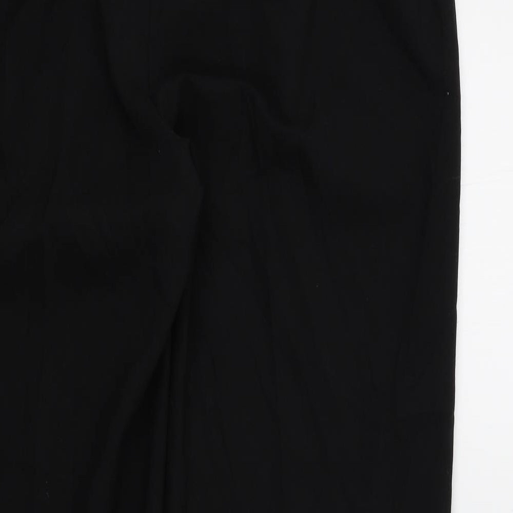 M&S Womens Black Trousers Size 14 L26 in