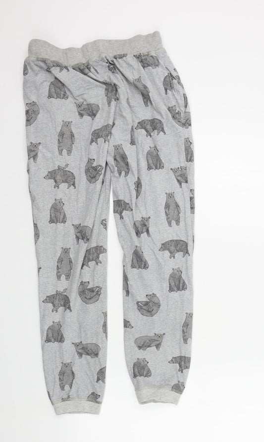 NEXT Girls Grey Colourblock Top Pyjama Pants Size S