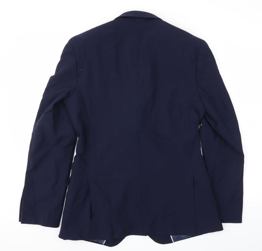 M&S Mens Blue Tuxedo Blazer Size 38