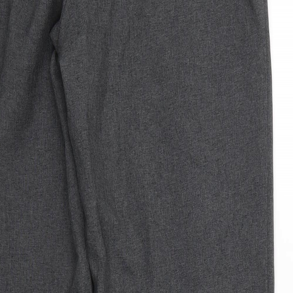 Isle Womens Grey Trousers Size 10 L25 in