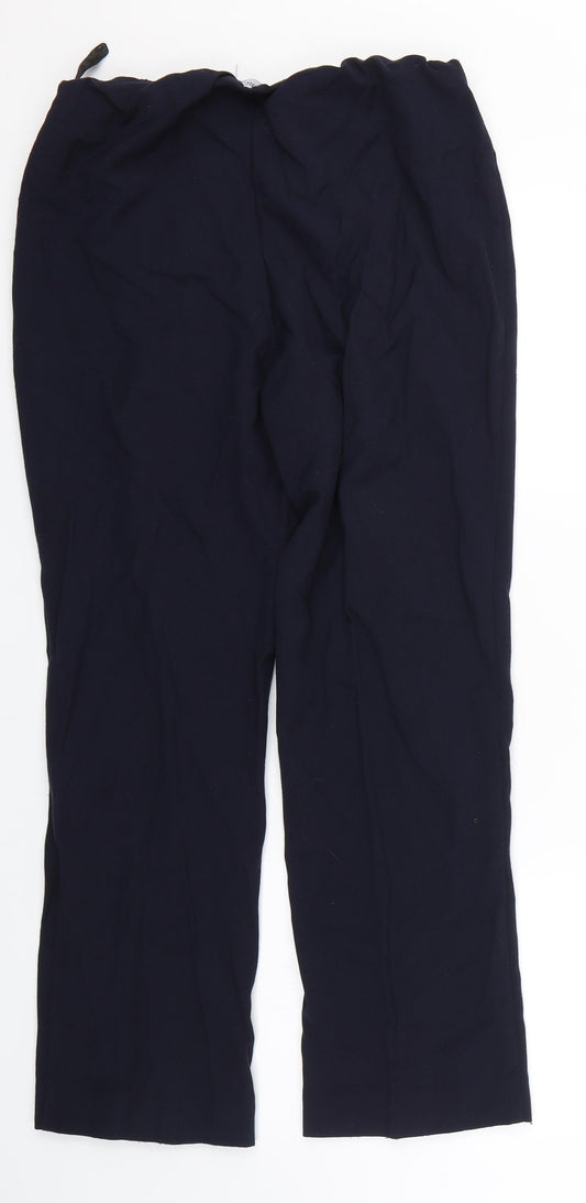 Bnmarche Womens Blue Trousers Size 10 L24 in
