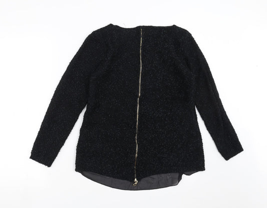 Apricot Womens Black Pullover Jumper Size 10