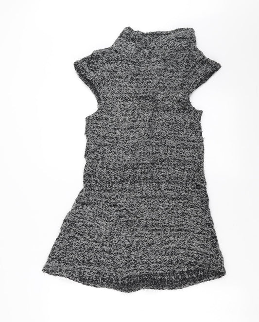 BAY Womens Grey Knit Pullover Jumper Size S