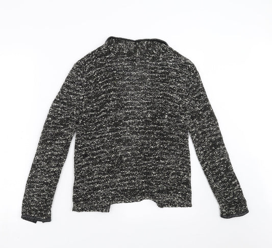 H&M Womens Black Cardigan Jumper Size XS