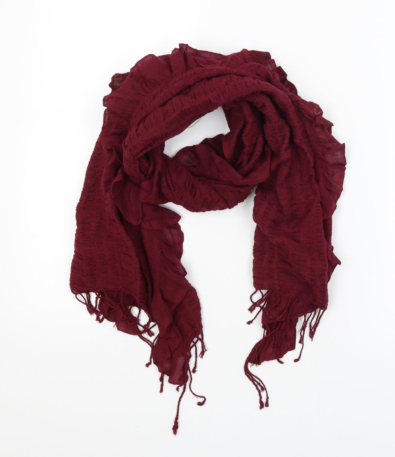 Preworn Womens Red Scarf