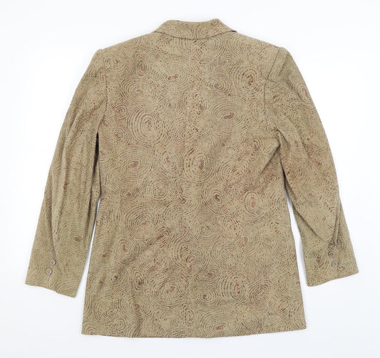 Mexican Gold Womens Gold Jacket Blazer Size 14