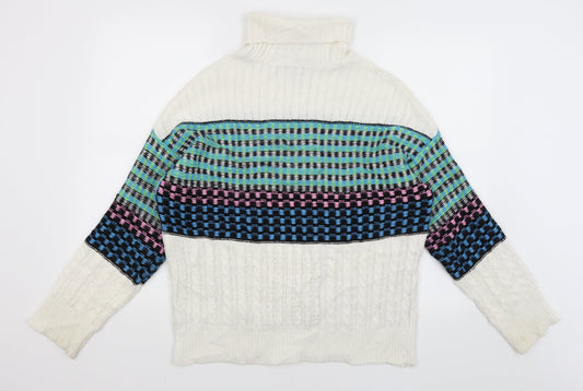 ASOS Womens White Pullover Jumper Size 8