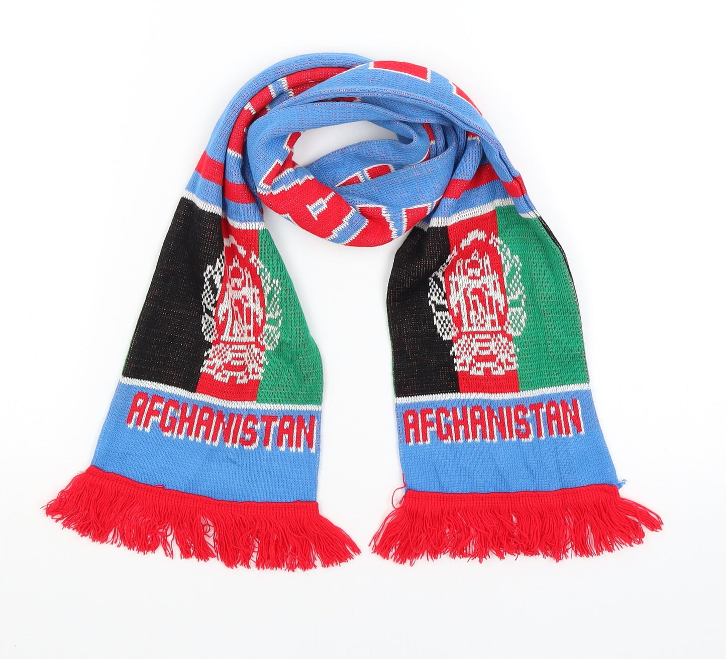 Preworn Mens Blue Scarf One Size - Afghanistan