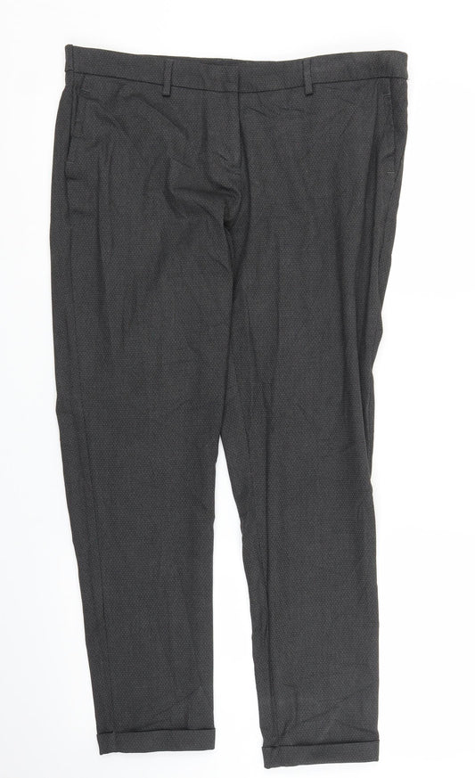 Vanhausen Mens Grey   Capri Trousers Size 34 in L26 in