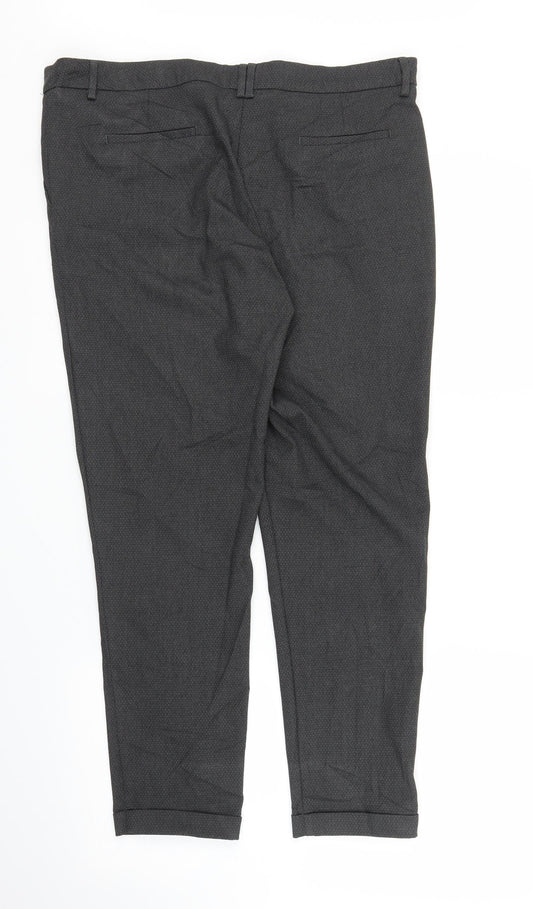 Vanhausen Mens Grey   Capri Trousers Size 34 in L26 in