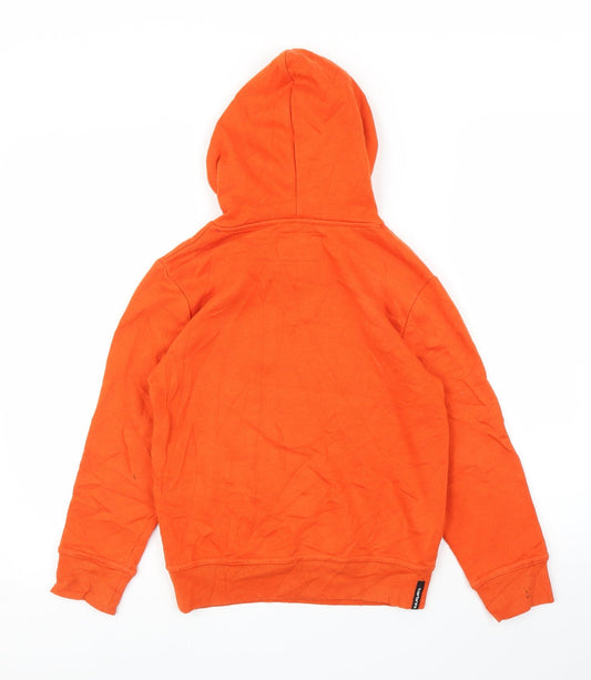 Carbrini Boys Orange Pullover Hoodie Size 9 Years