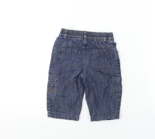Cherokee Boys Blue Trousers Size 3-6 Months