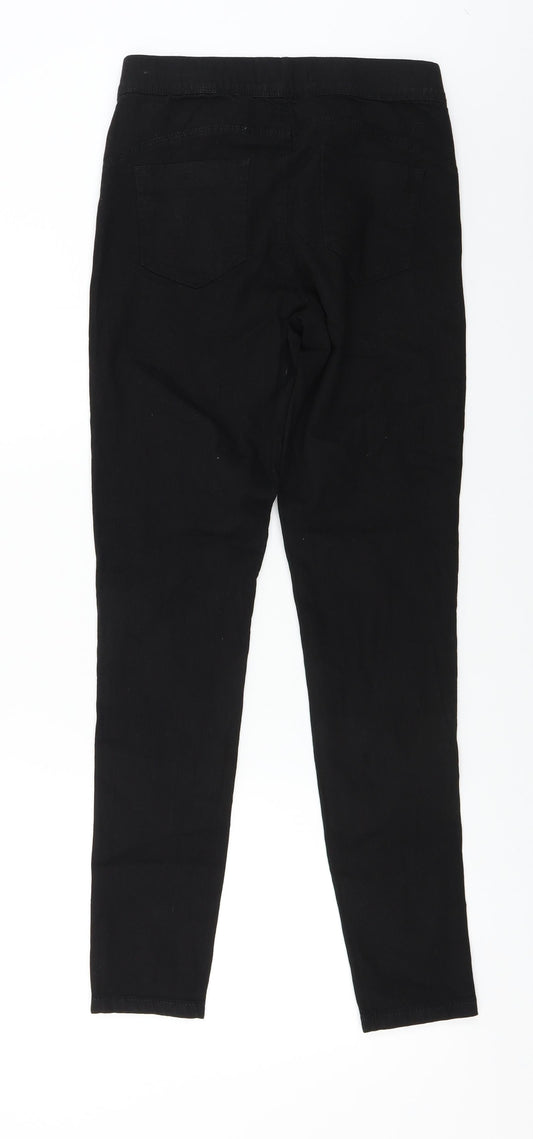 denim co Womens Black Skinny Jeans Size 12 L26 in