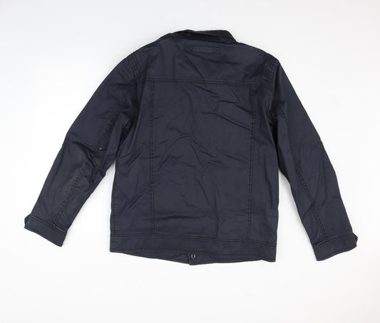 St George Womens Blue Jacket Coat Size M
