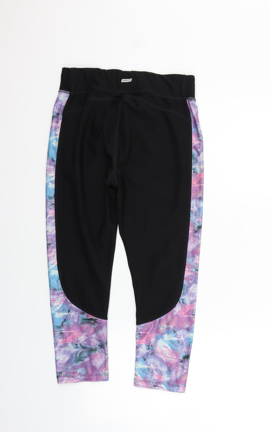 Athletic Works Womens Black Trousers Size M L22 in