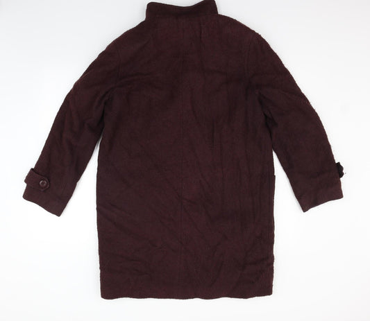 Para Womens Purple Jacket Coat Size M