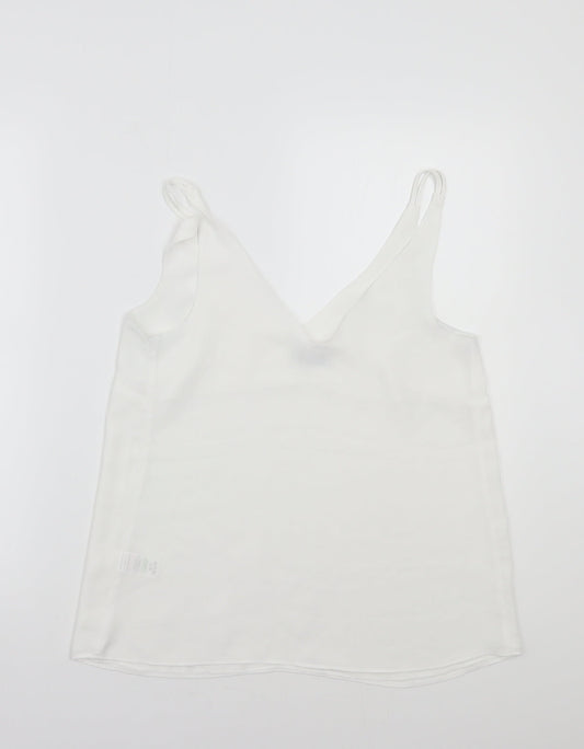 Papaya Womens White Basic Tank Size 10