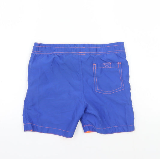 Rebel Boys Blue Bermuda Shorts Size 4-5 Years