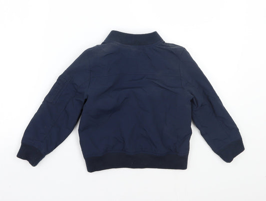 H&M Girls Blue Jacket Coat Size 3-4 Years