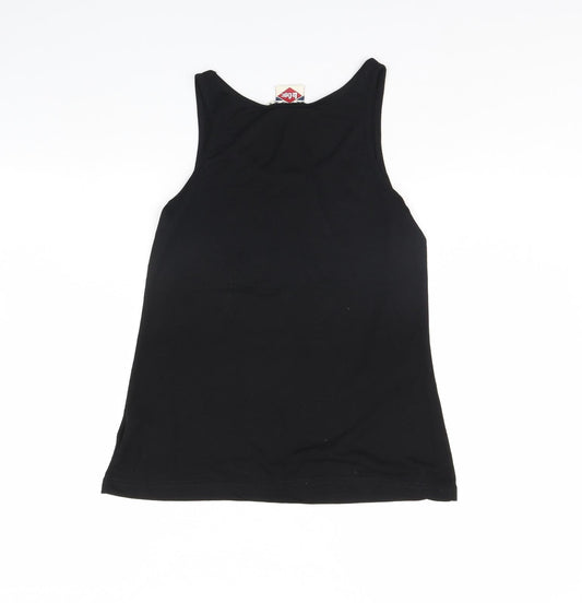 Lee Cooper Womens Black Basic Tank Size 8