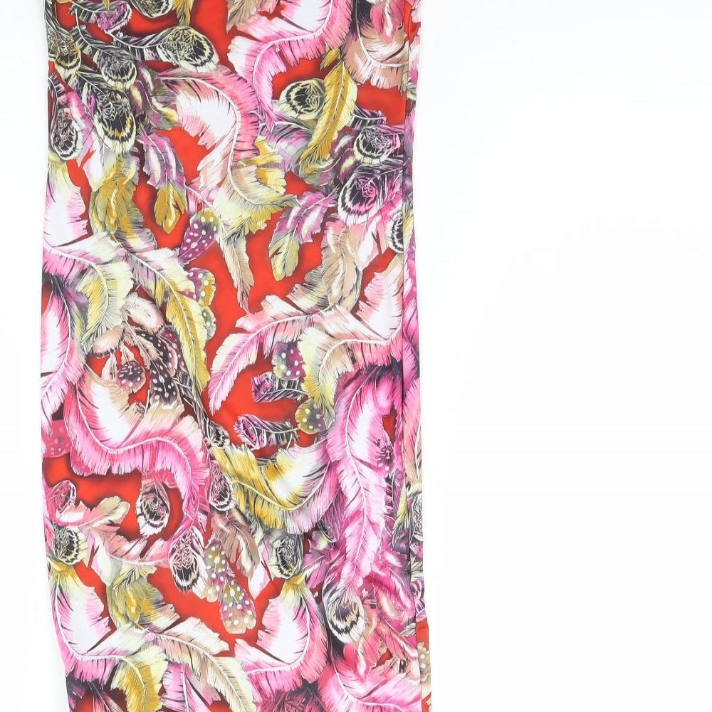 Blossom Girls Red Floral Mini Size 9 Years