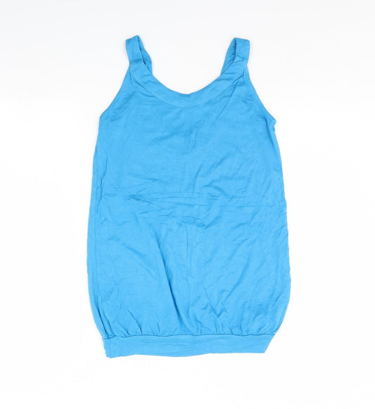 South Womens Blue Basic Tank Size 8