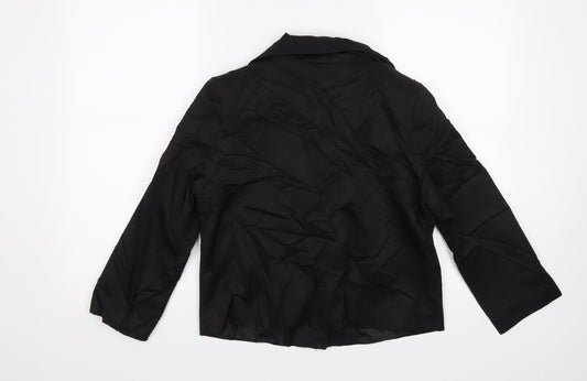 H&M Womens Black Jacket Size 12
