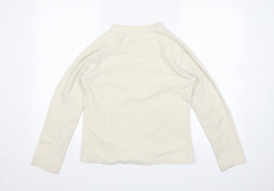 PSL Girls White Pullover Jumper Size 10-11 Years