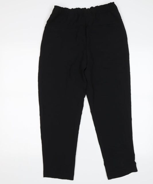 H&M Womens Black Dress Pants Trousers Size 8 L24 in