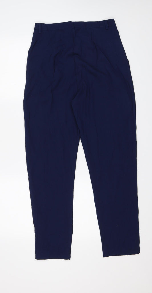 Vintage Womens Blue Dress Pants Trousers Size M L26 in
