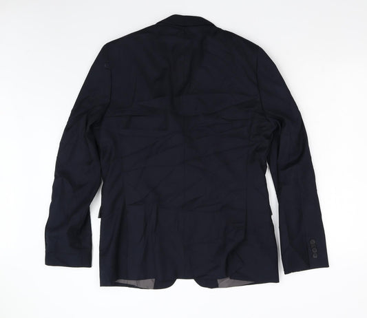 Topman Mens Blue Jacket Blazer Size 40