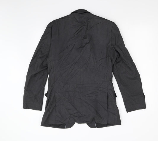 Burton Mens Grey Jacket Blazer Size 36
