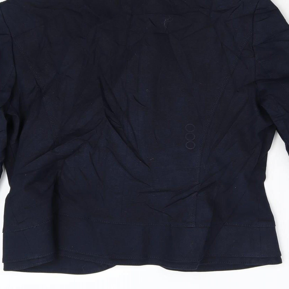 Mandolin Womens Blue Jacket Size 12