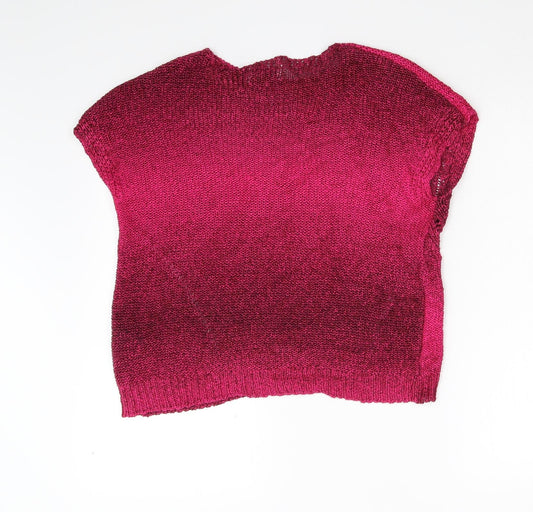 Per Una Womens Pink Pullover Jumper Size 14