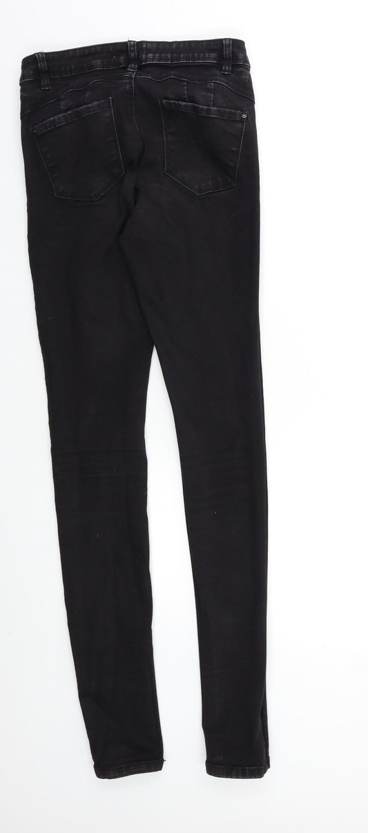 Denim & Co. Womens Black Skinny Jeans Size 10 L30 in