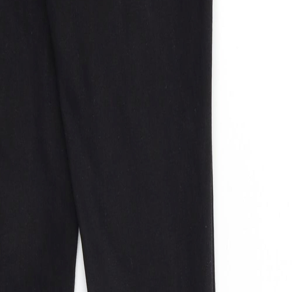 Brand and care label for Denim & Co. women’s black skinny jeans, size UK 10, 30-inch leg