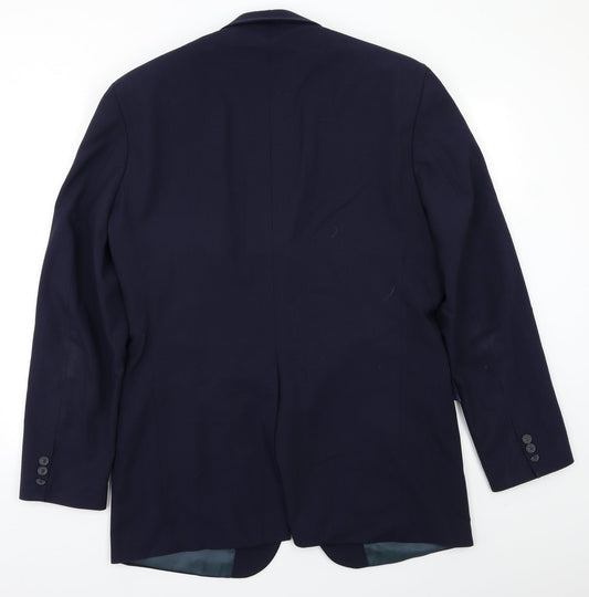 Lloyds Mens Blue Striped Jacket Blazer Size 42