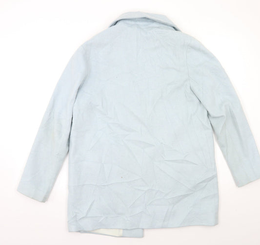 Atmosphere Womens Blue Jacket Coat Size 8