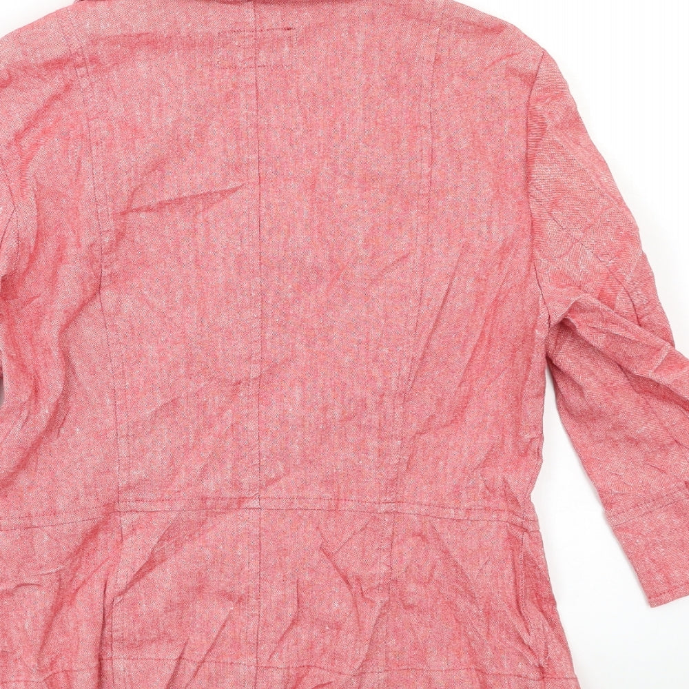 Per Una Womens Red Jacket Blazer Size 10