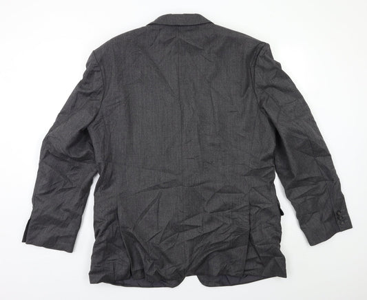 Westbury Mens Grey Jacket Blazer Size 46