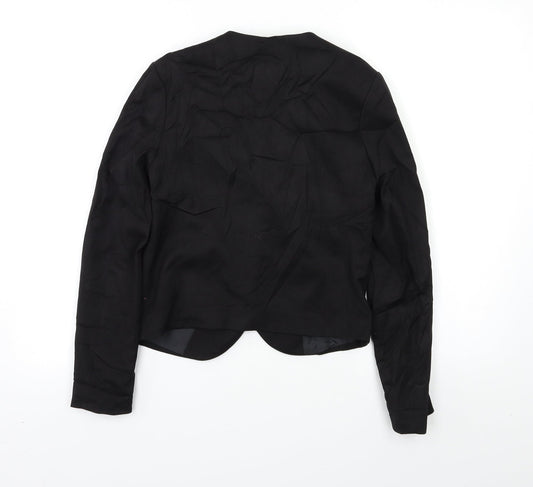 H&M Womens Black Jacket Blazer Size S