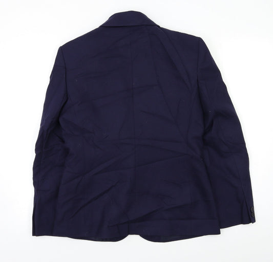 Preworn Womens Blue Kimono Blazer Size S